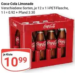 Globus Coca-Cola Limonade Angebot
