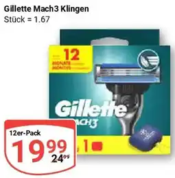 Globus Gillette Mach3 Klingen Angebot
