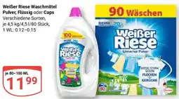 Globus Weißer Riese Waschmittel Pulver, Flüssig oder Caps Angebot