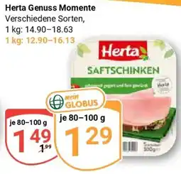 Globus Herta Genuss Momente Angebot