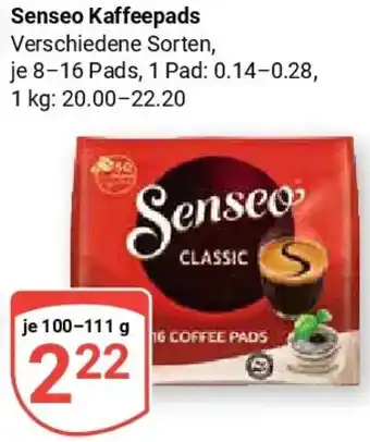 Globus Senseo Kaffeepads Angebot