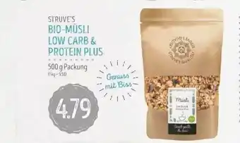 Edeka Struve Struve's Bio-müsli Low Carb & Protein Plus Angebot