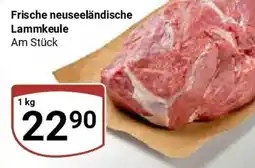 Globus Frische neuseeländische Lammkeule Angebot