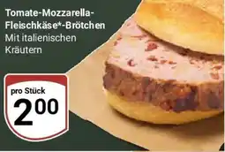 Globus Tomate-Mozzarella- Fleischkäse-Brötchen Angebot