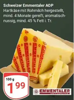 Globus Schweizer Emmentaler AOP Angebot