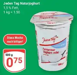 Globus Jeden Tag Naturjoghurt Angebot