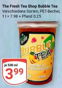 Globus The Fresh Tea Shop Bubble Tea Angebot