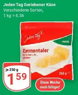 Globus Jeden Tag Geriebener Käse Angebot