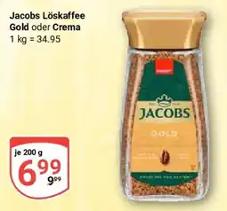 Globus Jacobs Löskaffee Gold oder Crema Angebot