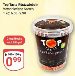 Globus Top Taste Röstzwiebeln Angebot