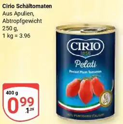 Globus Cirio Schältomaten Angebot