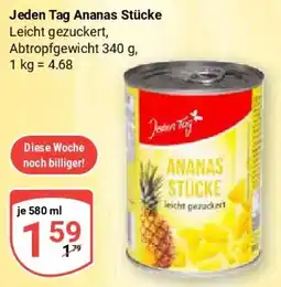 Globus Jeden Tag Ananas Stücke Angebot