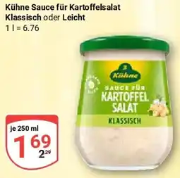 Globus Kühne Sauce für Kartoffelsalat Klassisch oder Leicht Angebot
