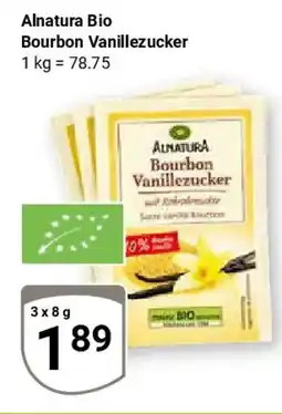 Globus Alnatura Bio Bourbon Vanillezucker Angebot