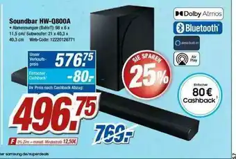 Expert Klein Soundbar Hw-q800a Angebot