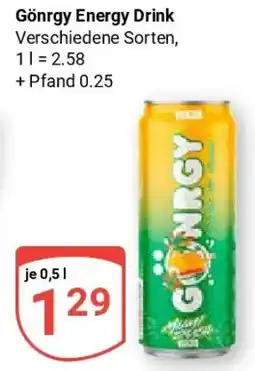 Globus Gönrgy Energy Drink Angebot