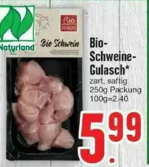 Edeka Naturland Bio-schweine Gulasch Angebot