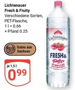 Globus Lichtenauer Fresh & Fruity Angebot