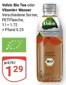 Globus Volvic Bio Tee oder Vitamin+ Wasser Angebot