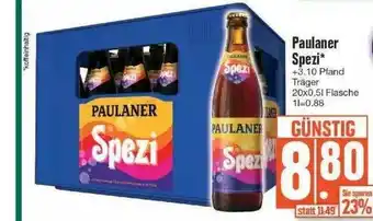 Edeka Paulaner Speizi Angebot