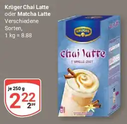Globus Krüger Chai Latte oder Matcha Latte Angebot