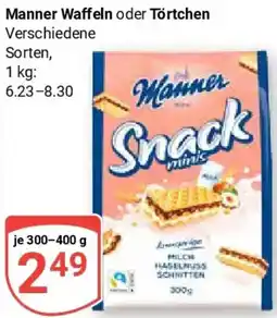 Globus Manner Waffeln oder Törtchen Angebot