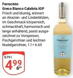 Globus Ferrocinto Greco Bianco Calabria IGP Angebot