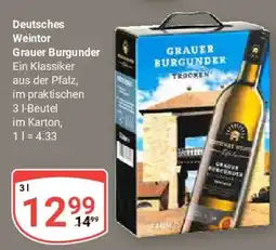 Globus Deutsches Weintor Grauer Burgunder Angebot