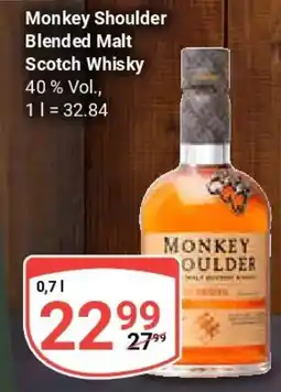 Globus Monkey Shoulder Blended Malt Scotch Whisky Angebot