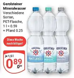 Globus Gerolsteiner Mineralwasser Angebot