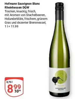 Globus Hofmann Sauvignon Blanc Rheinhessen DQW Angebot
