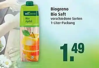 Markant Biogreno Bio Saft Angebot