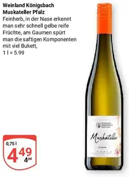 Globus Weinland Königsbach Muskateller Pfalz Angebot