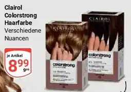 Globus Clairol Colorstrong Haarfarbe Angebot