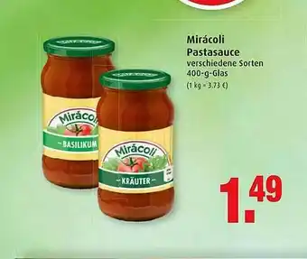 Markant Mirácoli Pastasauce Angebot