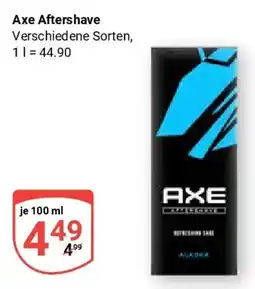 Globus Axe Aftershave Angebot