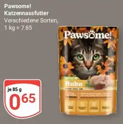 Globus Pawsome! Katzennassfutter Angebot