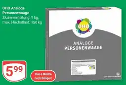 Globus OHO Analoge Personenwaage Angebot