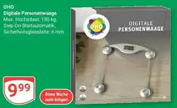 Globus OHO Digitale Personenwaage Angebot