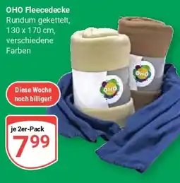 Globus OHO Fleecedecke Angebot