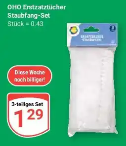 Globus OHO Erstzatztücher Staubfang-Set Angebot
