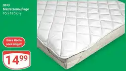 Globus OHO Matratzenauflage Angebot
