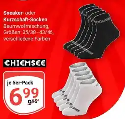 Globus CHIEMSEE Sneaker- oder Kurzschaft-Socken Angebot