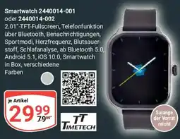 Globus TT TIMETECH Smartwatch 2440014-001 oder 2440014-002 2.01" Angebot