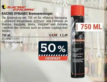 Polo Racing Dynamic Bremsenreiniger Angebot