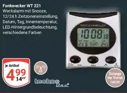 Globus techno Line Funkwecker WT 221 Angebot