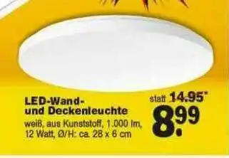 Repo Markt Led-wand- Und Deckenleuchte Angebot