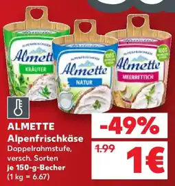 Kaufland Almette Alpenfrischkäse Angebot