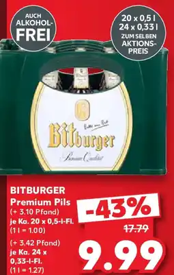 Kaufland BITBURGER Premium Pils Angebot