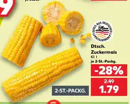 Kaufland Dtsch. Zuckermais Angebot